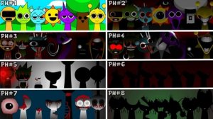 Спрунки_Sprunki Phase 1 VS Phase 2 VS Phase 3 VS Phase 4 VS Phase 5 VS Phase 6 VS Phase 7 VS Phase 8