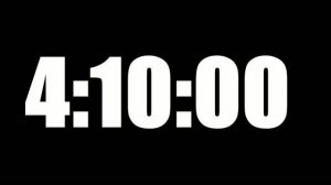 4 HOUR 10 MINUTE TIMER • 250 MINUTE COUNTDOWN TIMER ⏰ LOUD ALARM ⏰ (1)