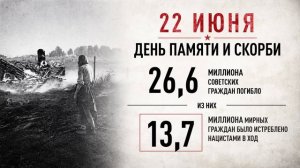 22 июня - День Памяти и Скорби