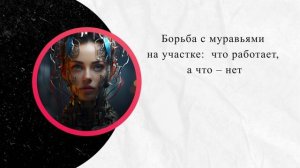 Борьба с муравьями на участке:  что работает, а что – нет