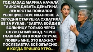 Не ходи завтра на работу через главный вход, прошептала уборщица медсестре, а когда наступило утро!