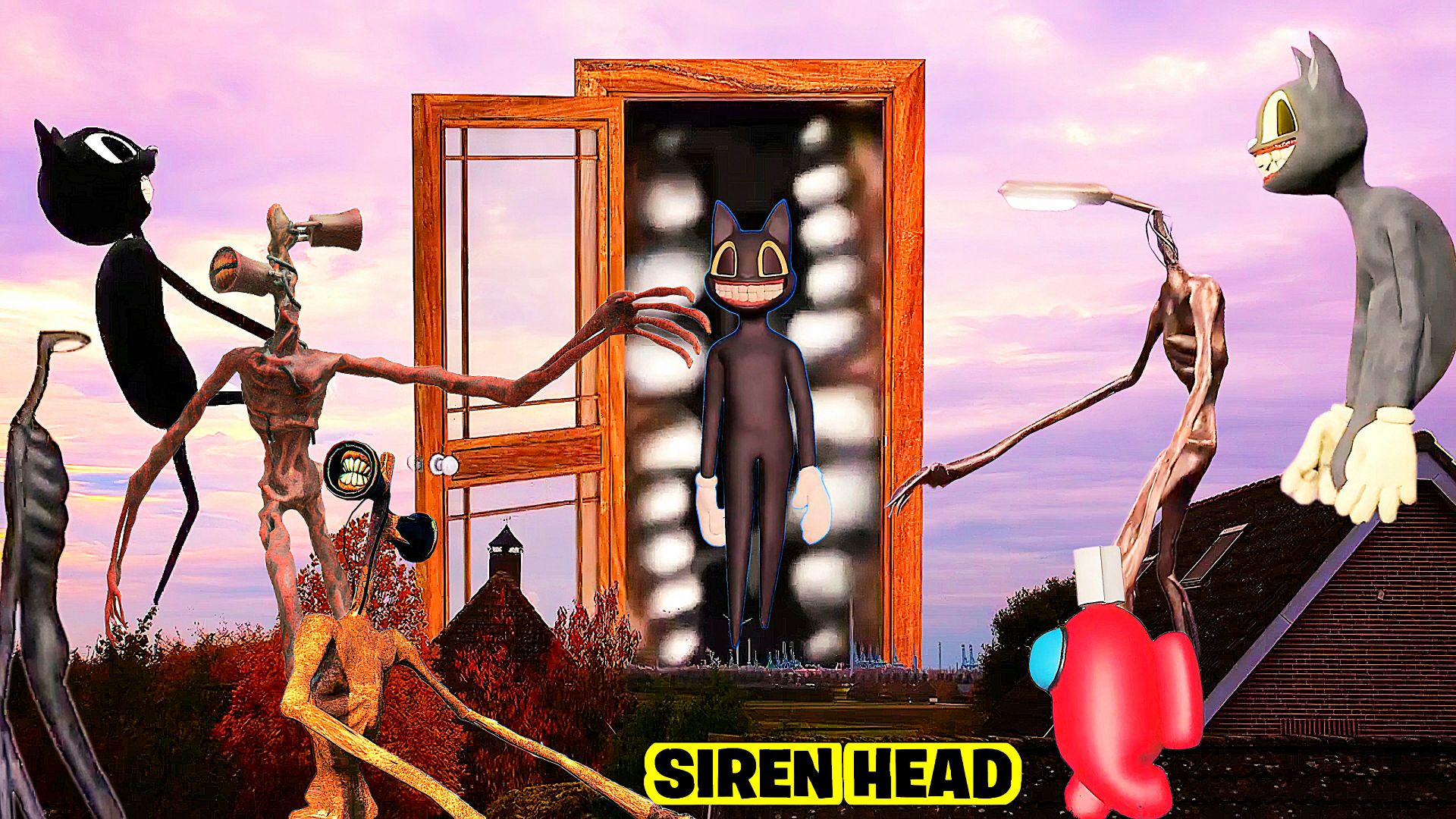 📢 СИРЕНОГОЛОВЫЙ 📢 против МОНСТРОВ ТРЕВОРА ХЕНДЕРСОНА. SIREN HEAD Какой круче? смотреть онлайн