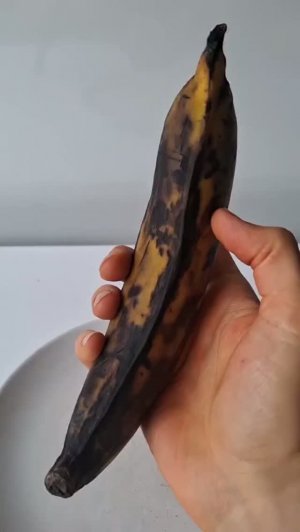 Плантан! 🍌 Огромный спелый банан #фруктымира #банан #бананы #фрукты #фрукторианство #фруктоедение
