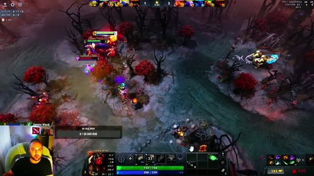 Один эпицентр — и враги в панике! Sand King vs Лина и Войд 🔥