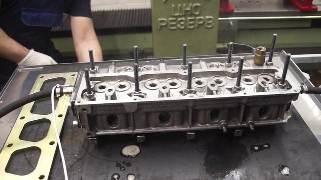 Стенд опрессовки ГБЦ. Новый метод. Патент РФ. смотреть онлайн