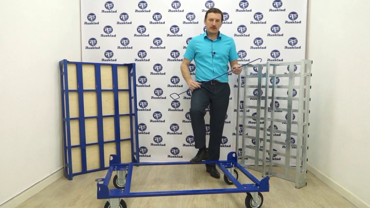 ТПЕ Тележка для транспортировки поддонов смотреть онлайн