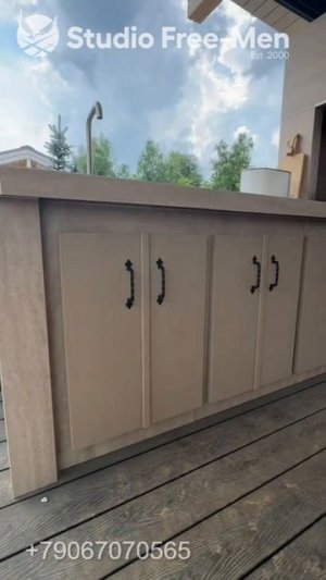 Барбекю комплекс от studio FREEMEN с казаном, мангалом и тандыром!