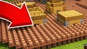 Я СЛУЧАЙНО КЛОНИРОВАЛ ЖИТЕЛЯ 1000 РАЗ В МАЙНКРАФТ