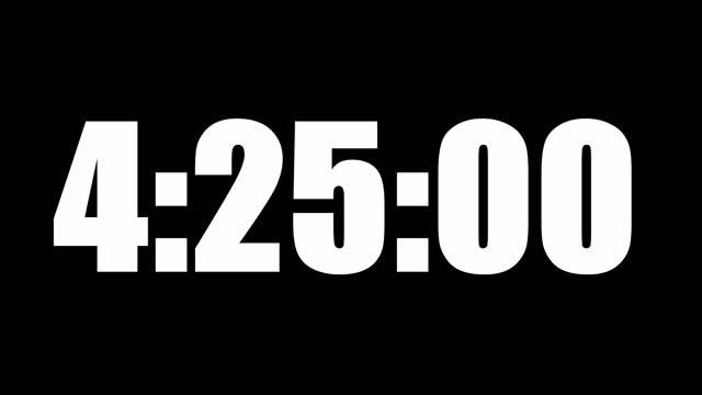 4 HOUR 25 MINUTE TIMER • 265 MINUTE COUNTDOWN TIMER ⏰ LOUD ALARM ⏰ смотреть онлайн