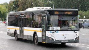 Поездка на автобусе ЛиАЗ-5292.65-03 (Е 591 АХ 790) по маршруту №477 «Москва—Власиха»