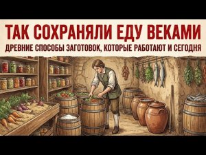 Как сохранить урожай без холодильника: древние способы заготовок, которые работают и сегодня
