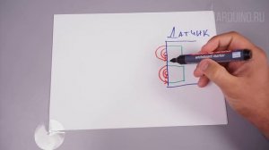 Бесконтактный индукционный концевик, LJA18M-10N1 для  Arduino, ESP, Raspberry Pi