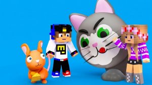 МОЙ ДРОН снял КОШКИ МЫШКИ в МАЙНКРАФТ НУБ И ПРО ЭВОЛЮЦИЯ ВИДЕО MINECRAFT Евгенбро