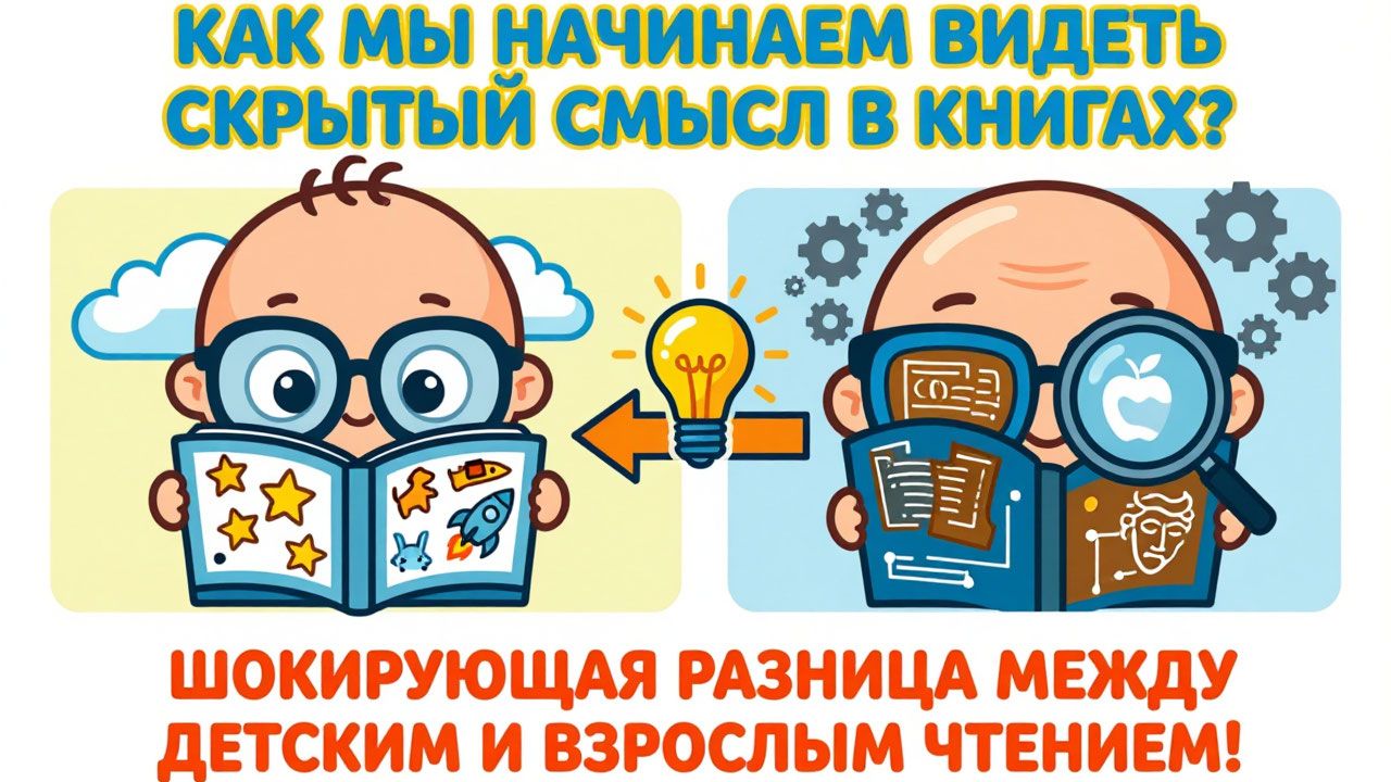 Прочитанное в детстве перечитываем по-новому. Почему?