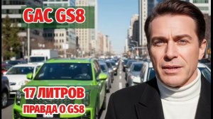 GAC GS8: реальный расход 17 литров в городе — честный отзыв владельца о минусах бортового компьютера