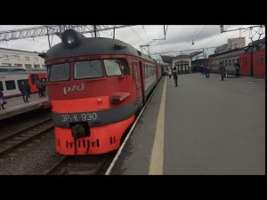 Самая старая электричка Санкт-Петербурга ЭР2К-930 ТЧ-10