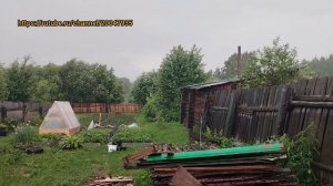 Дождь на даче. 
19.06.2026