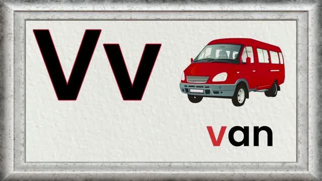 Vv Letter (ABC) - The Alphabet  // Phonics