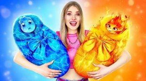 У Эмбер и Уэйда из Элементарно Появились Дети! Сестра Огонь vs Сестра Вода Тим Тин