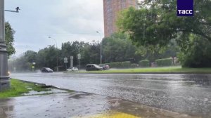 Ливень накрыл северо-запад Москвы