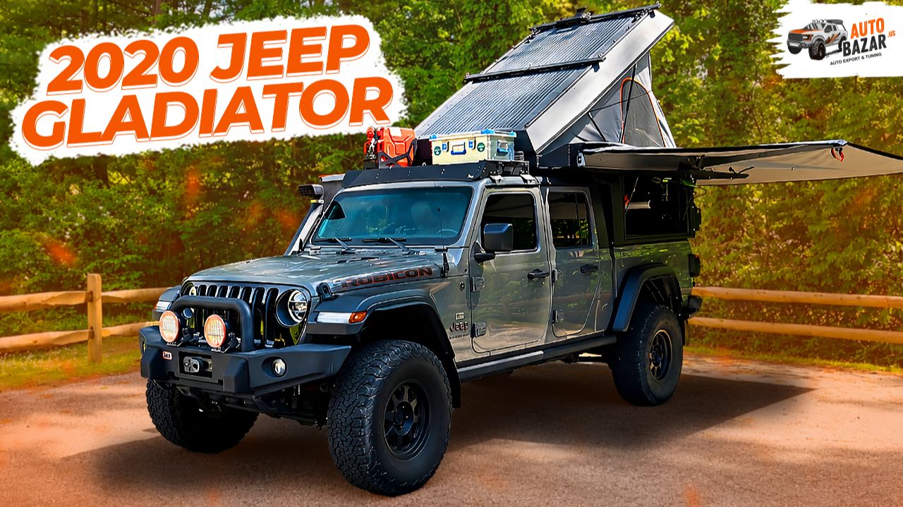 Тюнинг Jeep Gladiator Rubicon с кемпером Alu-Cab: идеальный дом на колесах для путешествий! смотреть онлайн