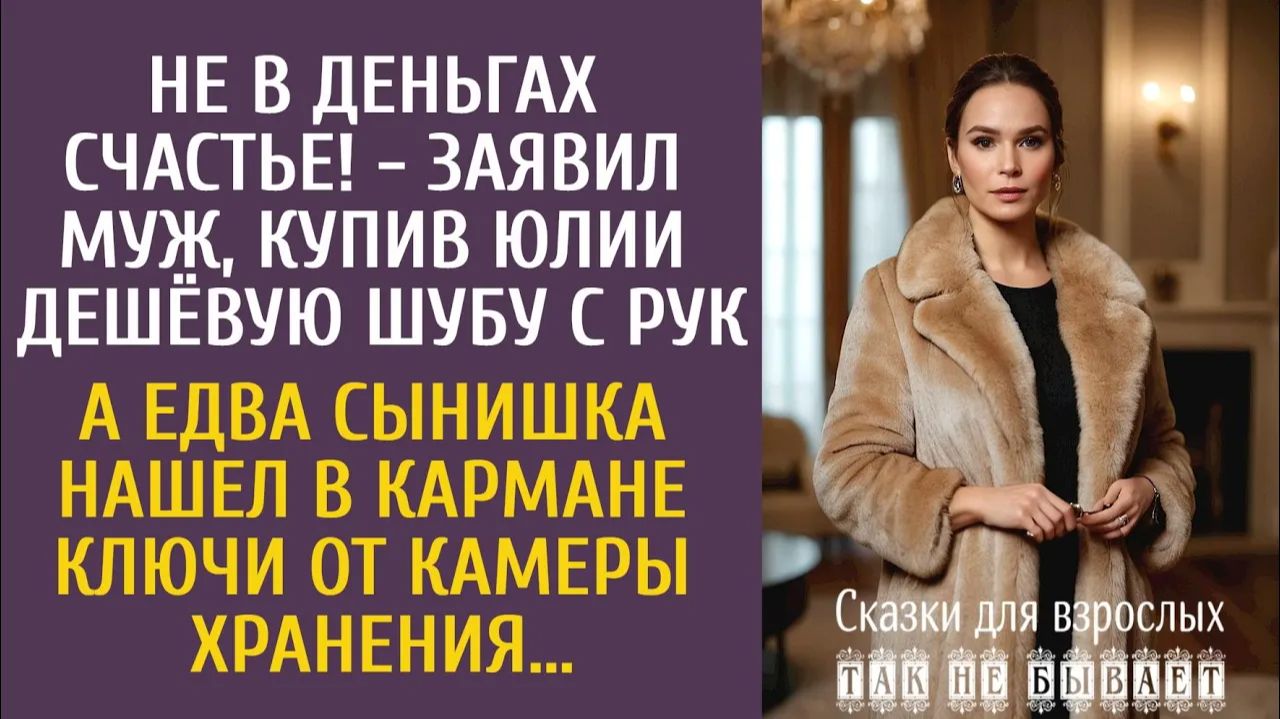Истории из жизни: Не в деньгах счастье! - заявил муж, купив Юле дешёвую шубу с рук… А едва сын нашел смотреть онлайн
