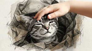 Бумажный пакет, котику привет! 🐱 Добрая детская песенка про милого котенка