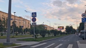 Для СМИ. Кадры ленинский проспект снято 20:03 примерно