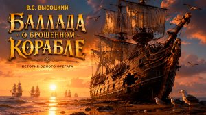 В.С.ВЫСОЦКИЙ — «Баллада о брошенном корабле».  История, которая пробирает до мурашек в 3D анимации