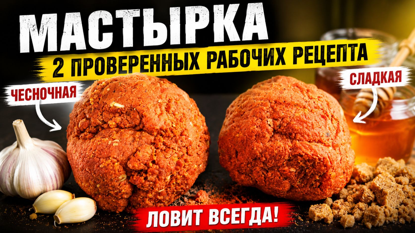 Убойная мастырка своими руками! Два рабочих рецепта на крупную рыбу