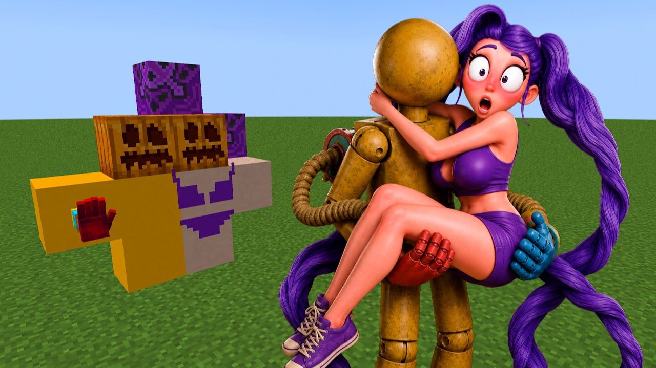 Poppy Playtime - Лили Ловербрейдс X ИГРОК 🪼 Аддон Мод в Minecraft PE! смотреть онлайн