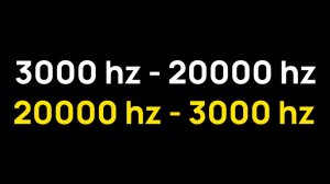 Звуки для соседей - переход от 3000 до 20000 герц и обратно