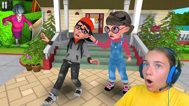 НИК ПРОТИВ ТАНИ Злая Учительница Scary Teacher 3D смотреть онлайн