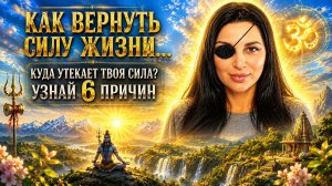 КАК ВЕРНУТЬ СИЛУ ЖИЗНИ...