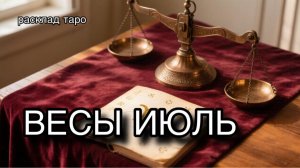 ВЕСЫ таро прогноз на июль 2026 [расклад таро] [гадание онлайн]
