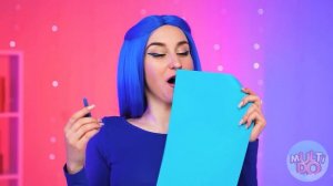 Красно-Синий Челлендж #3 # Едим продукты одного цвета целый день с Multi DO Challenge