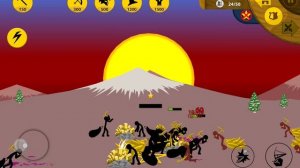 Stick War Legacy, миссия 199 ( insane, без баффов, без скинов, битва рудокопами)