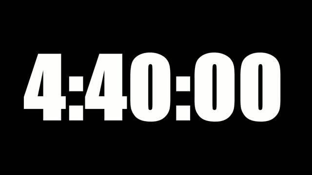 4 HOUR 40 MINUTE TIMER • 280 MINUTE COUNTDOWN TIMER ⏰ LOUD ALARM ⏰ смотреть онлайн