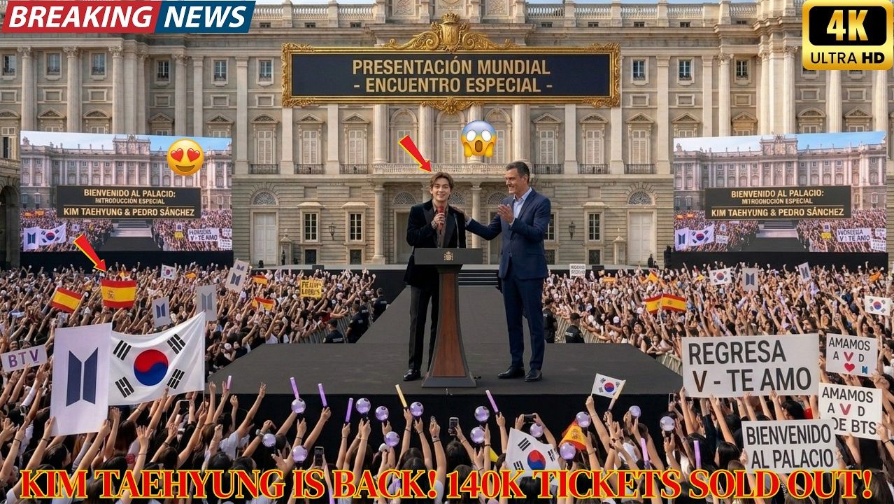 🔥Мадрид горит! Испанские Арми ждут Тэхёна, ведь BTS продали 140тыс. билетов за 37 минут! смотреть онлайн