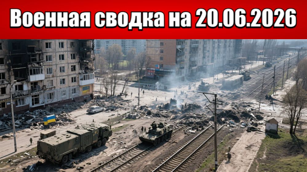 «Решающий штурм: ВСУ локализованы в Красном Лимане!»: Военная сводка на 20.06.2026 смотреть онлайн