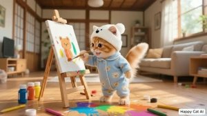 СЕМЕЙНЫЙ РИСУНОК 🎨💛 ОТ РЫЖЕГО КОТЁНКА