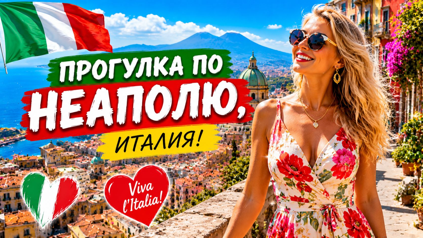 🇮🇹 Прогулка по Неаполю, Италия! Знакомство с Испанским кварталом и историческим центром города смотреть онлайн