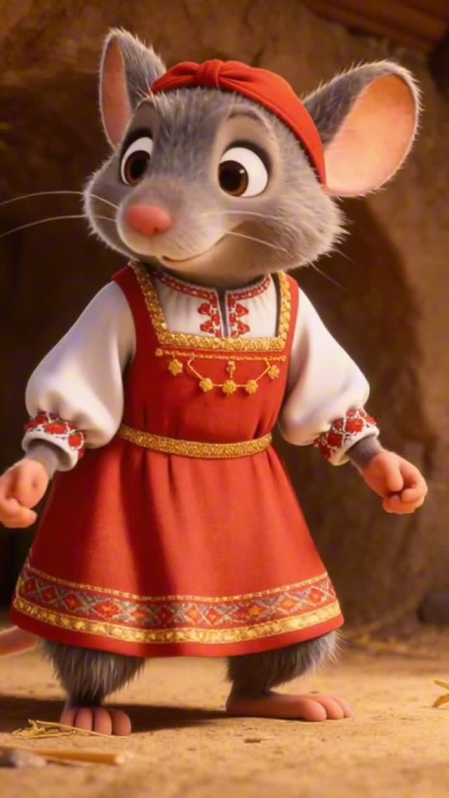 Мышка-норушка в Теремке 🐭 Песенка из сказки | RUSNEURO