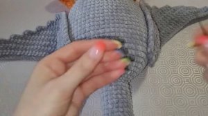 Рукоделие. Мастер-класс. Гусь-обнимусь крючком, часть 3.