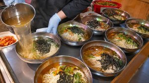 Отличный вкус по доступной цене! Традиционная корейская лапша и чон
