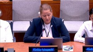 Statement by Maria Zabolotskaya commemorating International Day for Countering Hate Speech