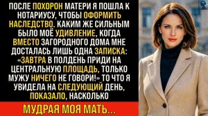 Увидев в завещании записку вместо загородного дома | Истории из жизни | Реальные истории