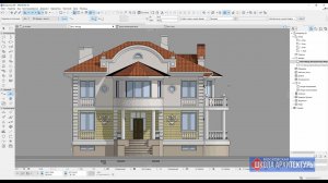 Фасады в Архикад 2d. Как сделать фасады в Архикаде. Отображение фасадов.