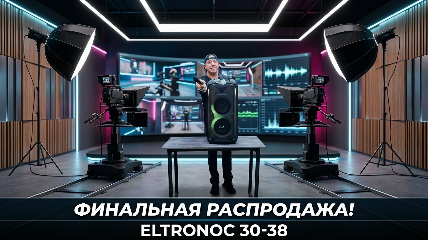 Распродажа крутых колонок с аккумулятором и караоке по смешным ценам ELTRONIC 30-38 ! смотреть онлайн