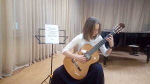 Усольцева Варвара. И. С. Бах. Сарабанда си-минор. М. Льобет. Каталонская песня «Завещание Амелии».